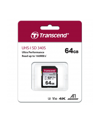 Transcend SDXC 340S         64GB Class 10 UHS-I U3 A2 V30 nr 1