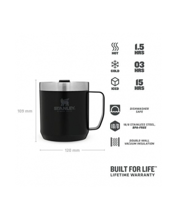 Stanley Camp Mug 0,35 L Matte Black Pebble nr 2