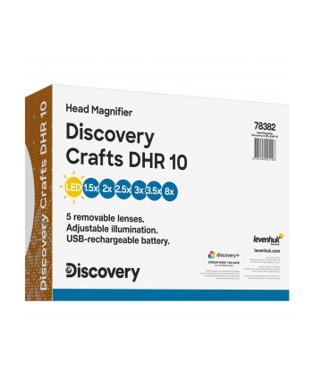 Discovery Crafts DHR 10 Head Magnifier rechargeable