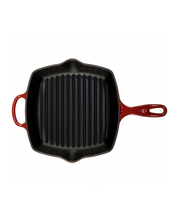 Le Creuset Grill Pan Cast Iron Square Cherry Red 26 cm