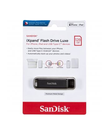 SanDisk iXpand Flash Drive Luxe 128GB TypC/Li.SDIX70N-128G-GN6NE