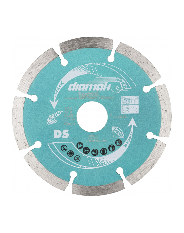 Makita D-61123        DIAMAK Diamond Wheel 115x22,23 główny