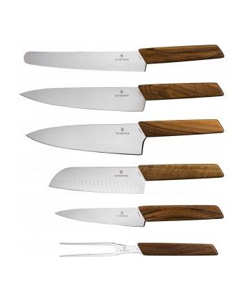 Victorinox Swiss Modern blok nozy drewno bukowe 6 cz. nr 1