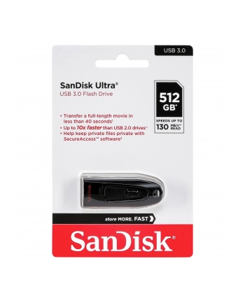 SanDisk Ultra USB 3.0      512GB up to 130MB/s    SDCZ48-512G-G46 nr 1