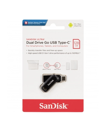 SanDisk Ultra Dual DriveGo 128GB USB Type C Flash SDDDC3-128G-G46 nr 1