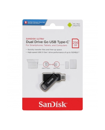 SanDisk Ultra Dual DriveGo 256GB USB Type C Flash SDDDC3-256G-G46 nr 1