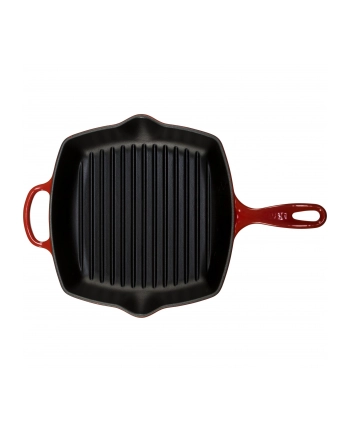 Le Creuset Grill Pan Cast Iron Square Cherry Red 26 cm nr 1