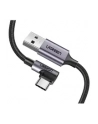 2x1 UGREEN Angled USB-C To USB-A Data Cable Black 2M - nr 7