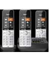 Gigaset COMFORT 500A trio silver-Kolor: CZARNY - nr 35