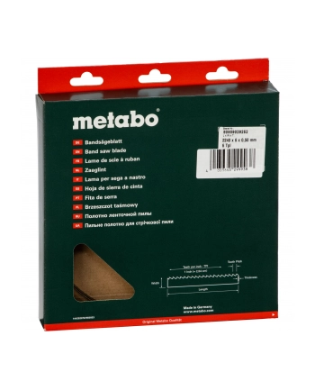 Metabo Band Saw Blade 2240+0-10X6 X0,5 A4 nr 2