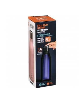 Asobu UV-Light Bottle Pink, 0.5 L nr 2