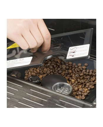 Acopino Modena  ONE TOUCH stal nierdzewna szczotkowana czarny nr 1