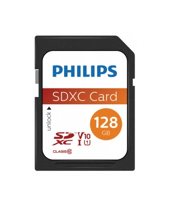Philips SDXC Card          128GB Class 10 UHS-I U1 nr 1