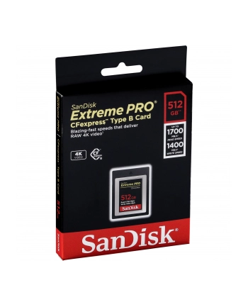 SanDisk CF Express Type 2  512GB Extreme Pro     SDCFE-512G-GN4NN nr 1