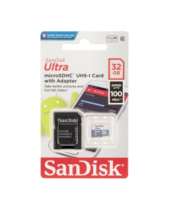 SanDisk Ultra Lite microSDHC Ad. 32GB 100MB/s  SDSQUNR-032G-GN3MA nr 1