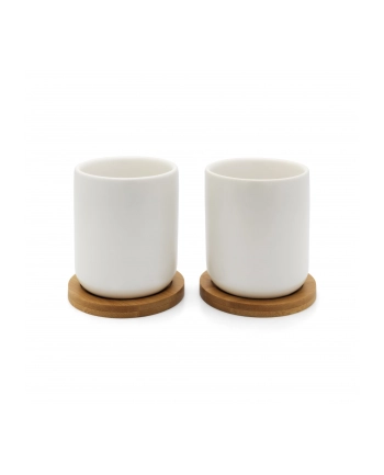 1x2 Bredemeijer Tea Mug Set 200ml Bamboo Coaster 142013 nr 2