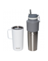 Asobu Twin Pack Bottle with Mug bialy, 0.9 L + 0.6 L - nr 2