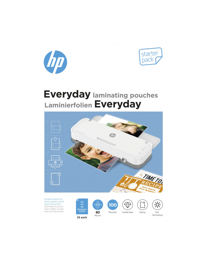 hewlett packard HP Everyday folie laminacyjne Start  80 Micron główny