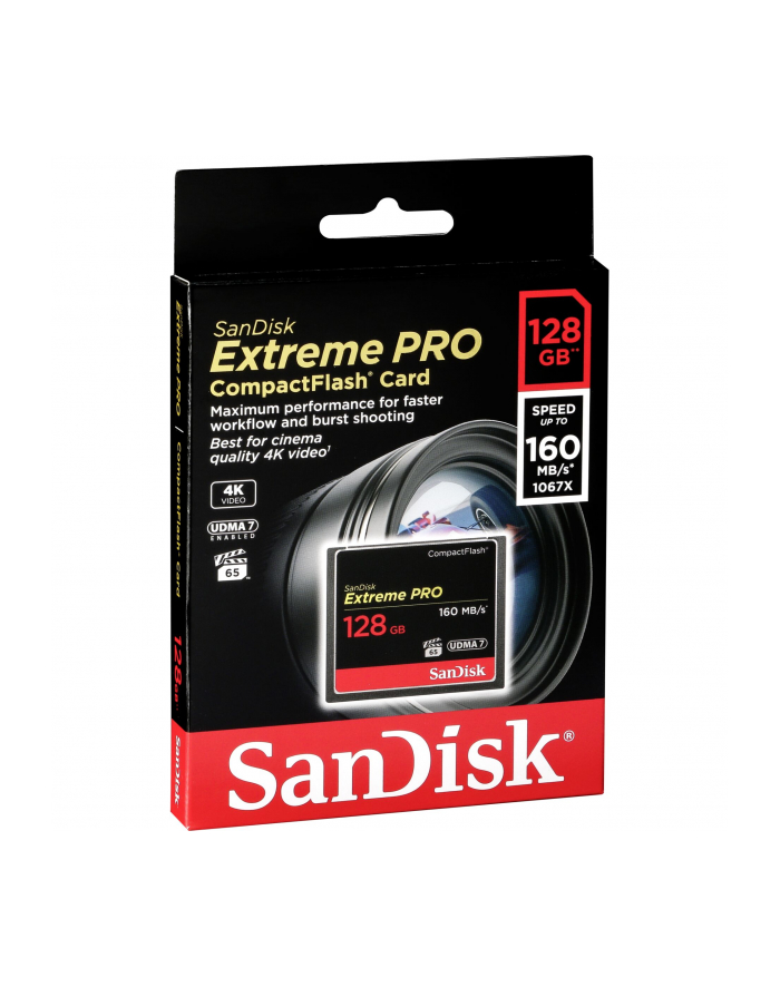 SanDisk Extreme Pro CF     128GB 160MB/s         SDCFXPS-128G-X46 główny