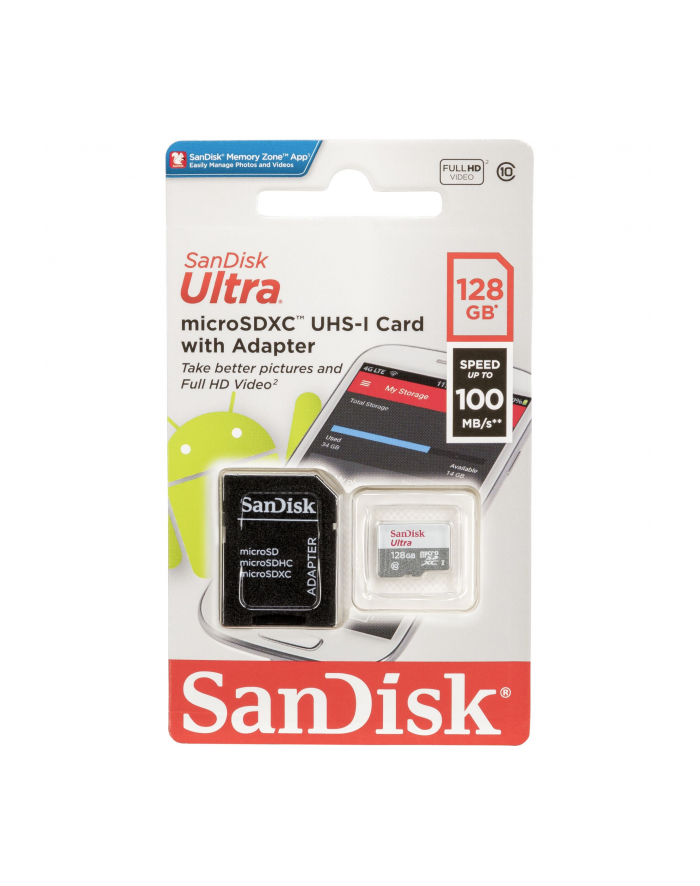 SanDisk Ultra Lite microSDXC Ad. 128GB 100MB/s SDSQUNR-128G-GN3MA główny