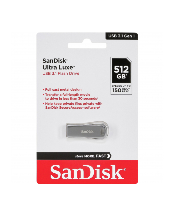 SanDisk Cruzer Ultra Luxe  512GB USB 3.1 150MB/s  SDCZ74-512G-G46