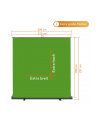 walimex pro Roll-up Panel Background 210x220cm green - nr 18