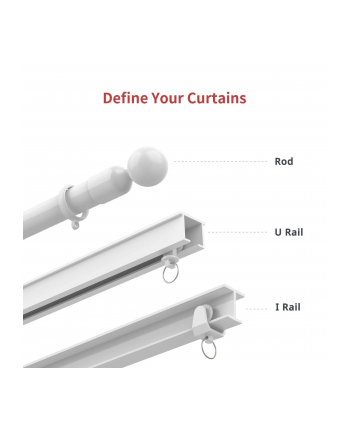 SwitchBot Smarter Curtain Motor I Rail Kolor: BIAŁY