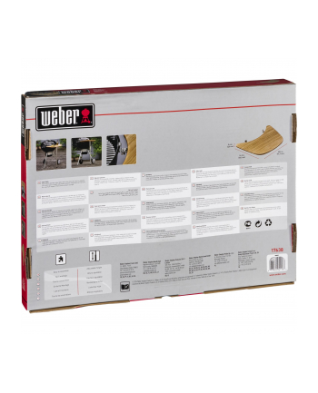 Weber Bamboo Work Table for Charcoal Grills 47cm/ 57cm nr 2