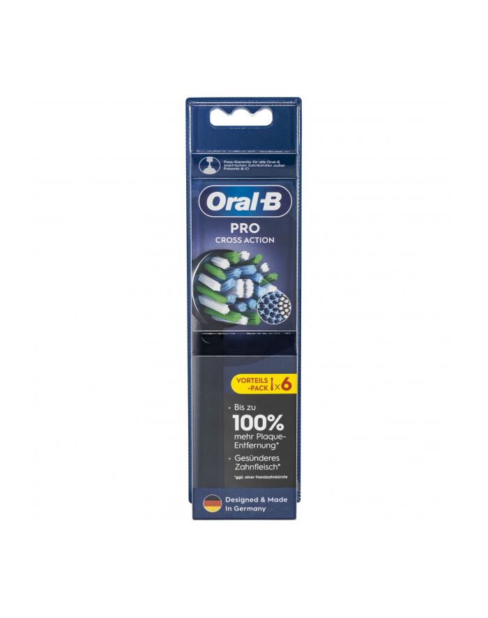 Oral-B Toothbrush heads Kolor: CZARNY ProCrossAction CleanMaximizer6pc główny