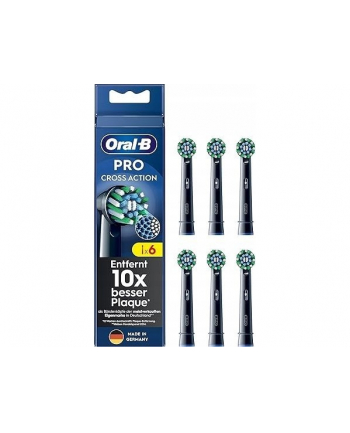 Oral-B Toothbrush heads Kolor: CZARNY ProCrossAction CleanMaximizer6pc