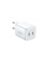 UGREEN Nexode 45W Dual USB-C PD Charger (25W+20W) Kolor: BIAŁY - nr 16