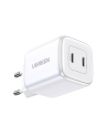 UGREEN Nexode 45W Dual USB-C PD Charger (25W+20W) Kolor: BIAŁY - nr 19