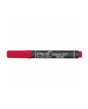 pica-marker Pica Permanentmarker 2-6mm, Wedge Tip, red / Retail Pack.