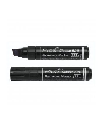 pica-marker Pica Permanentmarker 4-12mm, Wedge Tip, Kolor: CZARNY Retail Pack.