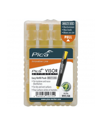 pica-marker Pica VISOR permanent replacement refills yellow