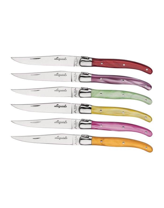 Jean Dubost Laguiole      6 pcs. Steak Knife Set, Mixed Colours główny