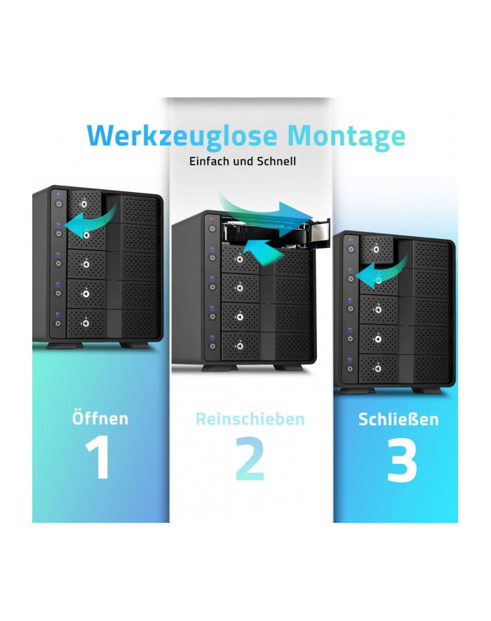 FANTEC MB-X5U31H 5x 3,5  Housing główny