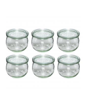 WECK Tulip Jar 580ml Set of 6