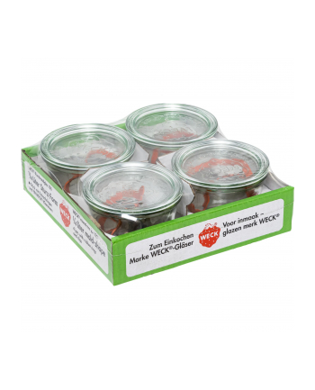 WECK Mold Jar 0,25l Set of 4