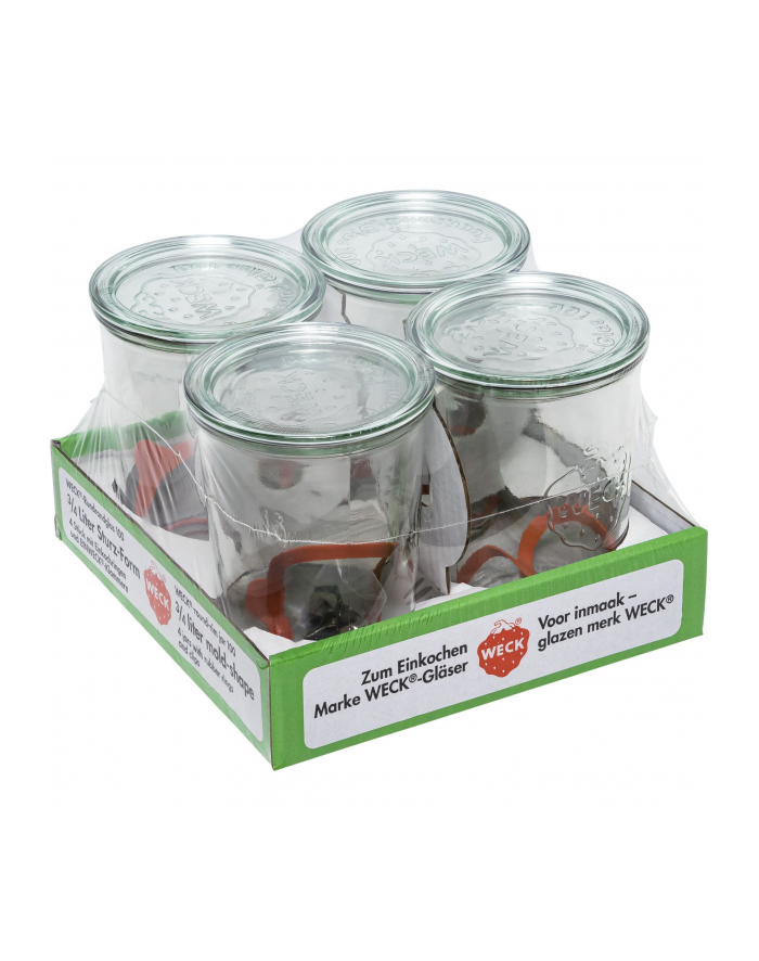 WECK Mold Jar 0,75l Set of 4 główny