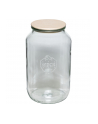 WECK Round Rim Jar 3l with Wooden Lid - nr 1