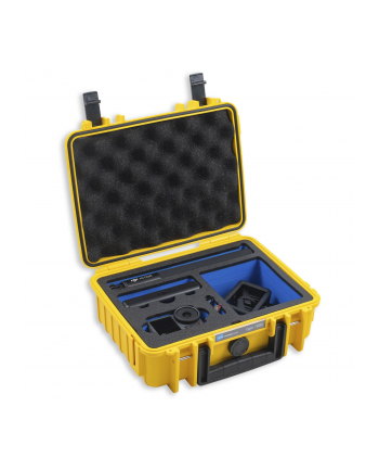 b'amp;w international B'amp;W DJI Action 3 Case yellow 1000/Y/Action3
