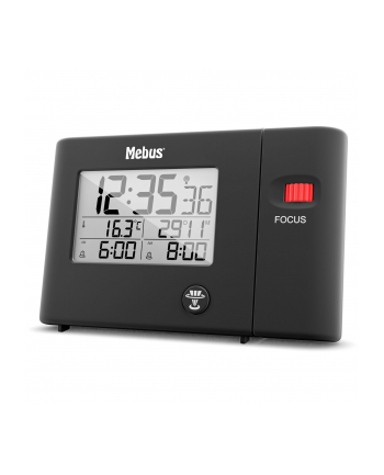 Mebus 25795 Radio controlled Alarm Clock with Projection