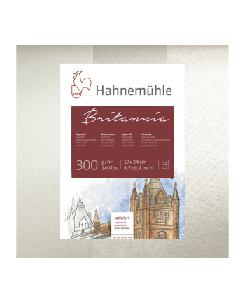 Hahnemühle Britannia Watercolour 12 sheets rough 24x32cm 300g