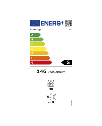 Caso WineExclusive 38 Smart chlodziarka do wina