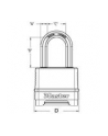 masterlock Master Lock Excell Padlock Security Level 9    M175(wersja europejska)RDLH - nr 5