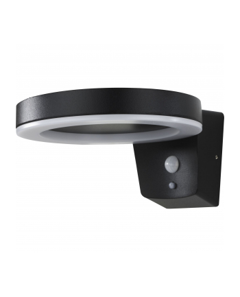 REV LED Solar wall light Round Kolor: CZARNY