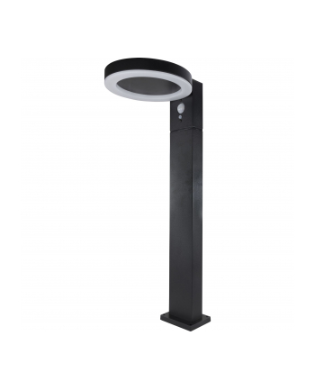 REV LED Solar Light Round Kolor: CZARNY