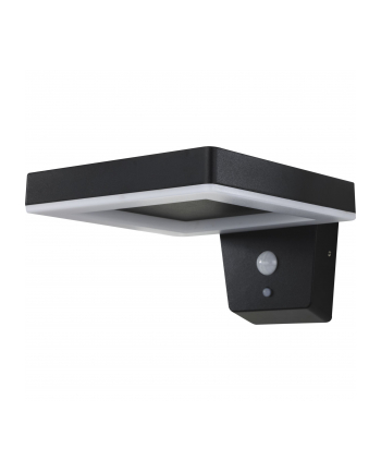 REV LED Solar wall light Square Kolor: CZARNY