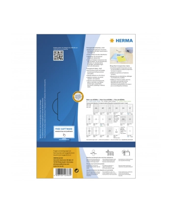 Herma transp. Labels 210X297 100 Sheets matt   80 pcs. 10783 nr 2